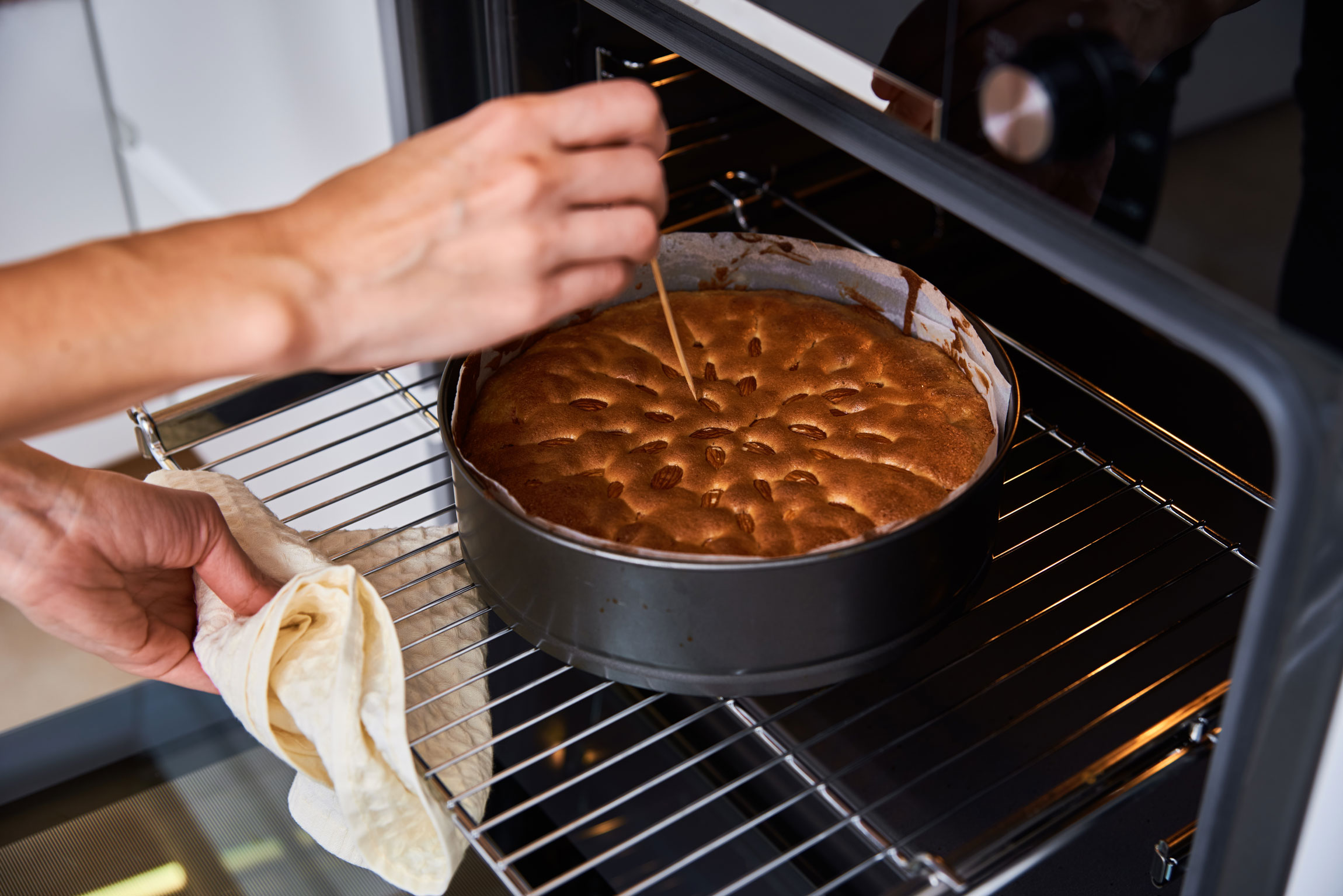 Bizcocho en horno con o sin ventilador